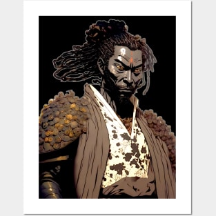 Yasuke the Black Samurai in Feudal Japan (1579) No. 2 Posters and Art